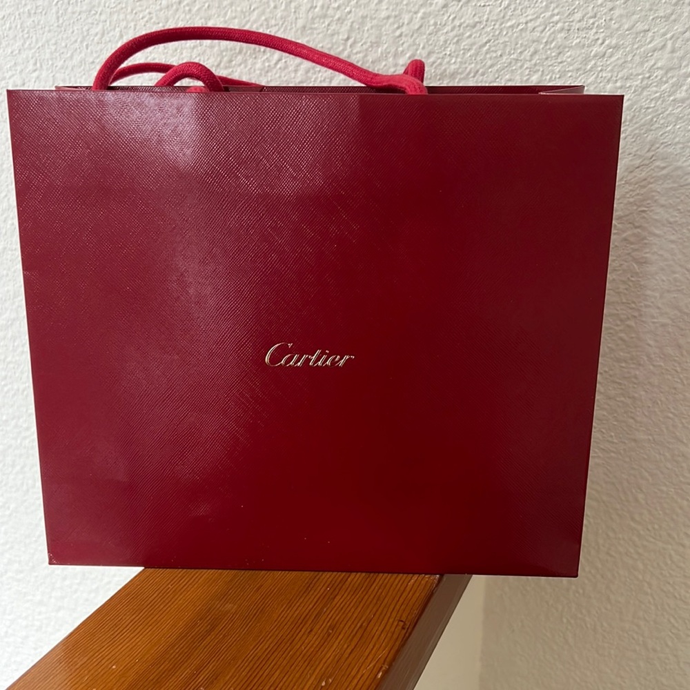 Cartier shopping bag